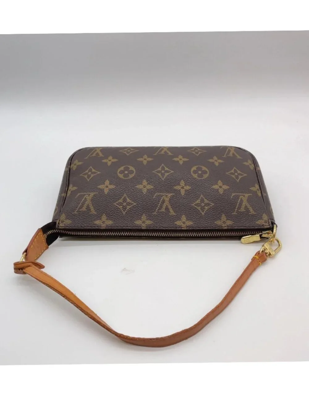 Authentic Louis Vuitton Monogram Pochette Accessoires & Cles Coin case Set 2